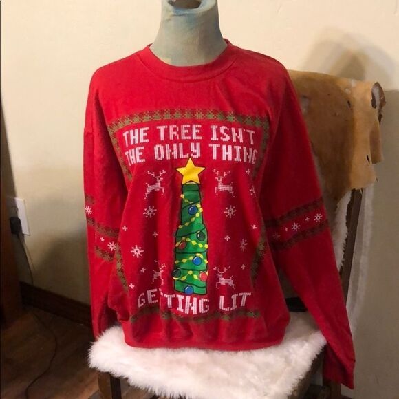 Spencer's Tops - Christmas sweater L (1938)